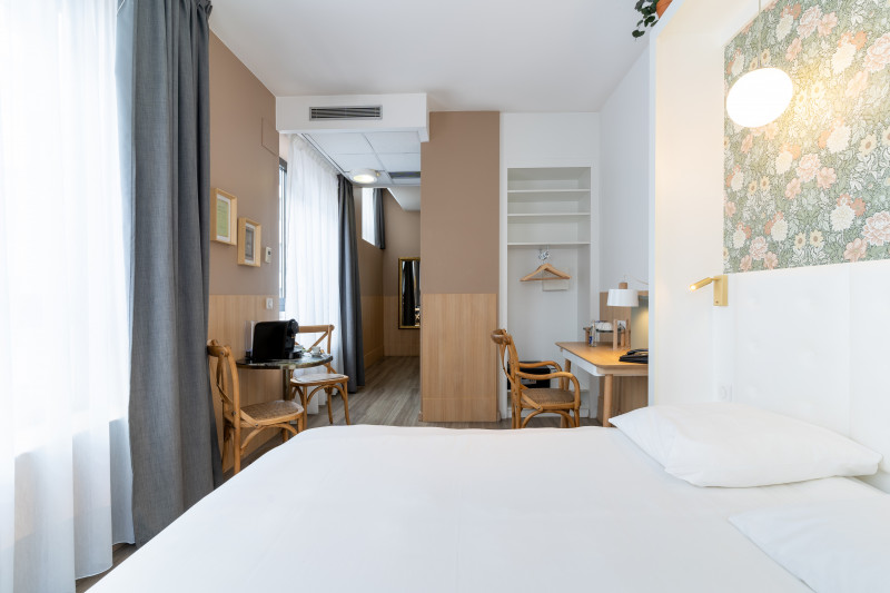 CALM APPART' & HOSTEL - Chambre double classique calmhotel-chambre-double-classique-ch16-3-15290